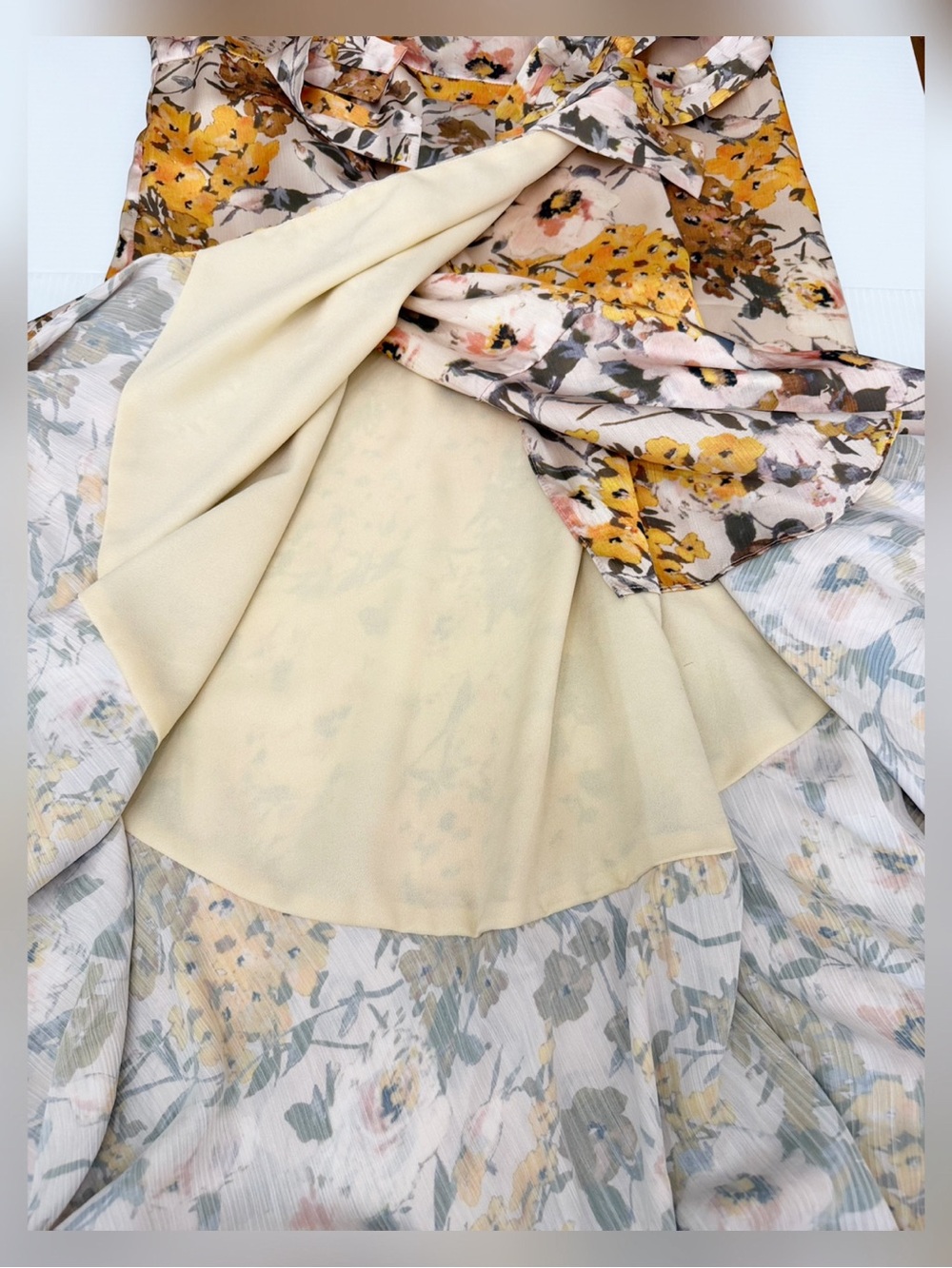 Anthropologie BHLDN VONE Batara Floral Wrap Dress - 14 - Picture 9 of 14